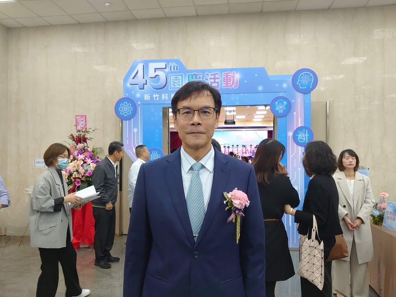 新竹科學園區管理局15日舉辦45週年園慶活動,管理局長胡世民(圖)表示,2025年竹科營業額可望成長2位數,將創下歷史新高;2026年應可持續穩定成長,再創新高。圖/中央社
