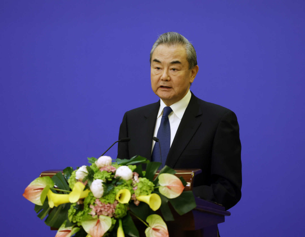王毅在慕尼黑安全會議上就構建人類命運共同體提出明確倡議。圖/取自大陸外交部網站