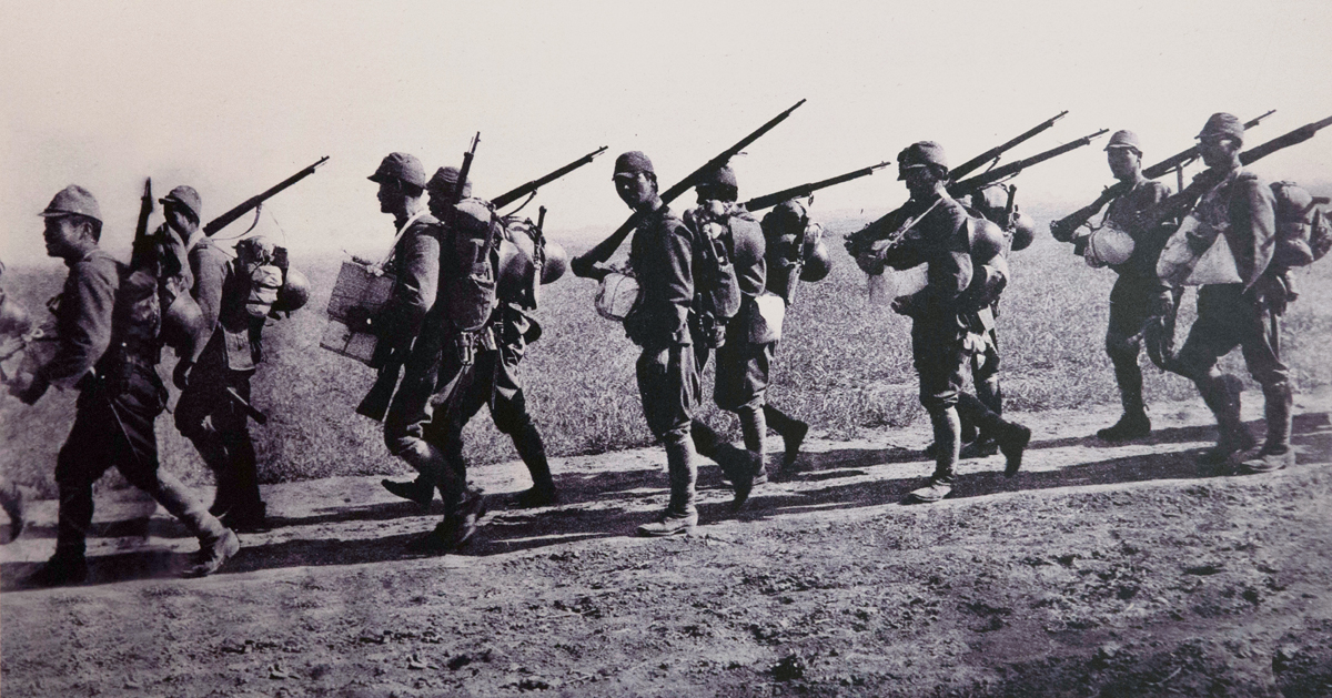 國軍在台兒莊奮勇抵抗日寇進犯,取得重大勝利,日軍只得撤退。圖/取自網路