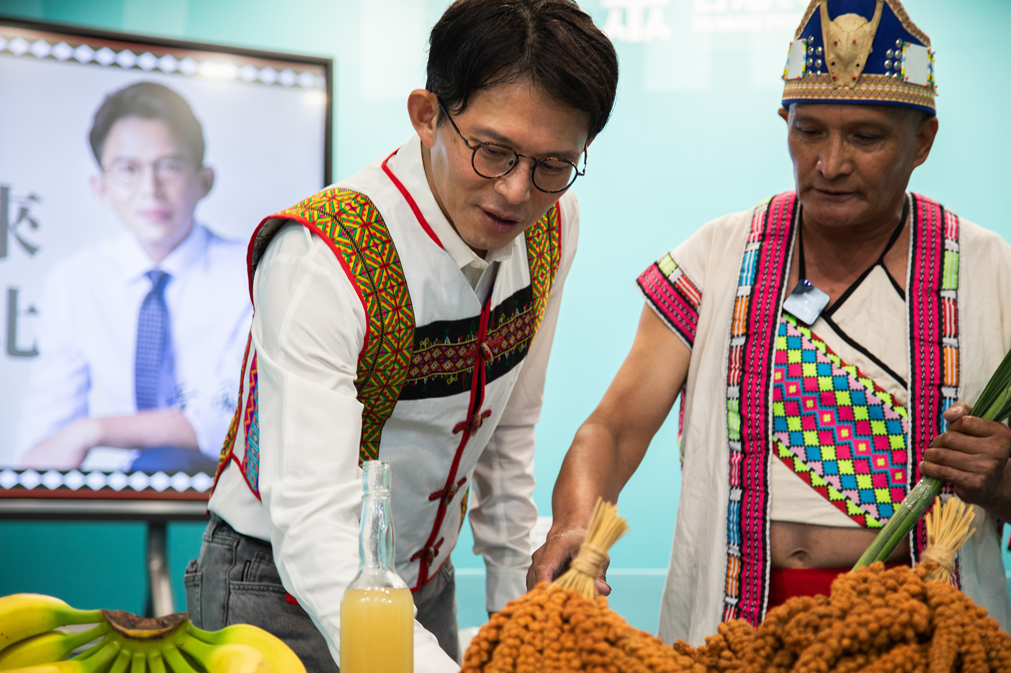 新北市長參選人黃國昌22日上午召開「新北原住民族政策」記者會。圖/黃國昌辦公室提供