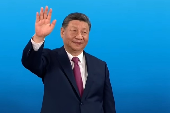 習近平出席十五運開幕式，宣布活動正式開始。圖/取自央視直播