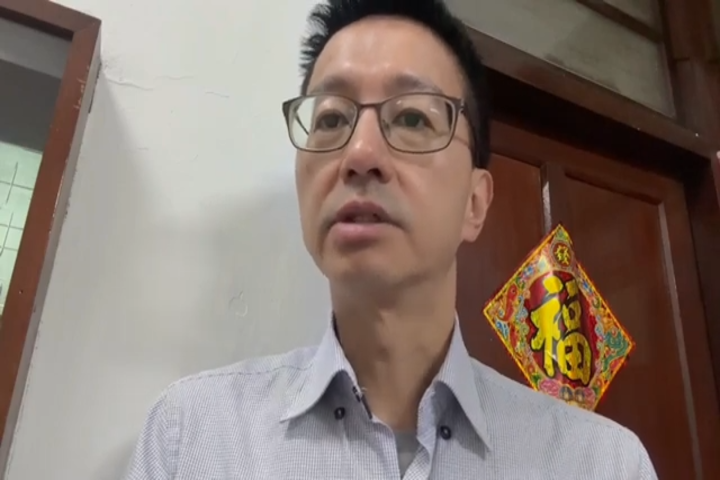 疾管署發言人羅一鈞說明本土麻疹群聚案例。圖/取自中央社《YouTube》官方頻道