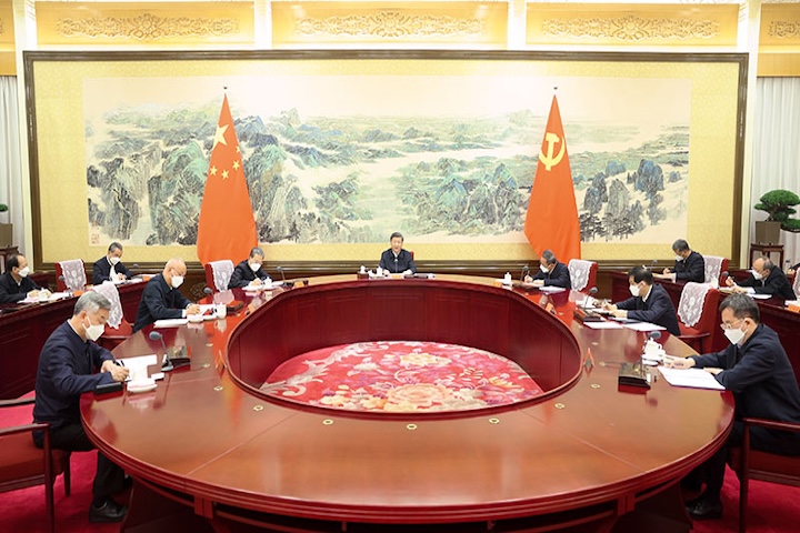 大陸國家主席習近平9日強調，要聚焦構建周邊命運共同體。圖/取自新華社