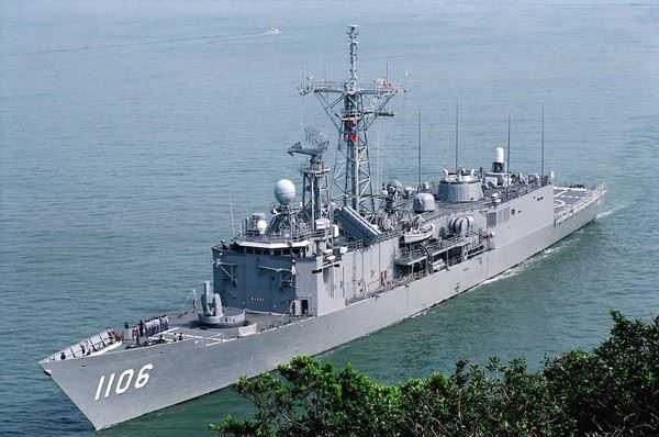 張騫號飛彈巡防艦舷號：PFG-1109，為中華民國海軍成功級巡防艦六號艦。圖/取自自中華民國海軍全球資訊網