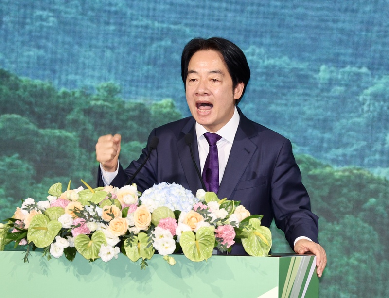 面對美國大選變局，賴清德總統仍頑固操作台獨，他在民進黨全代會宣示建立台灣主體性的國家認同。圖/中央社