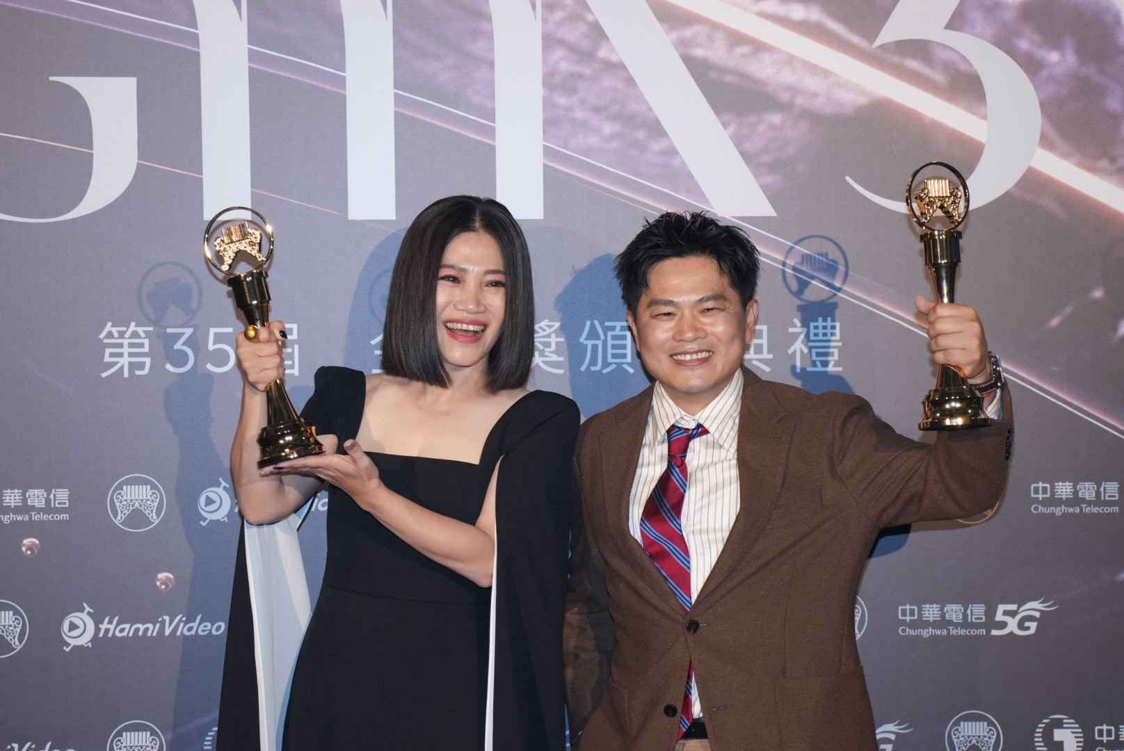 新科台語歌王、歌后分別由蘇明淵、黃妃獲得。圖/陳思豪攝