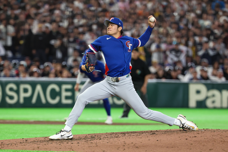 WBC台韓大戰，林維恩中繼上場。圖/中央社