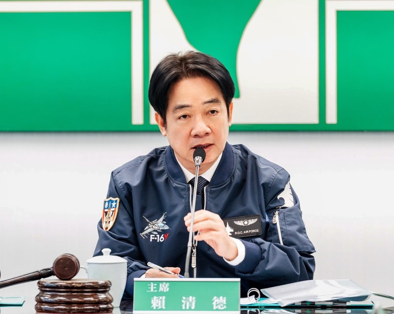 美國總統川普將頒布的新一輪關稅計畫，兼任民進黨主席的總統賴清德（圖）2日在民進黨中常會說，台灣有穩固的基礎及堅強的實力，只要大家攜手同心，必定能在變動局勢站穩腳步、尋求制勝之道。 （民進黨提供） 圖／中央社