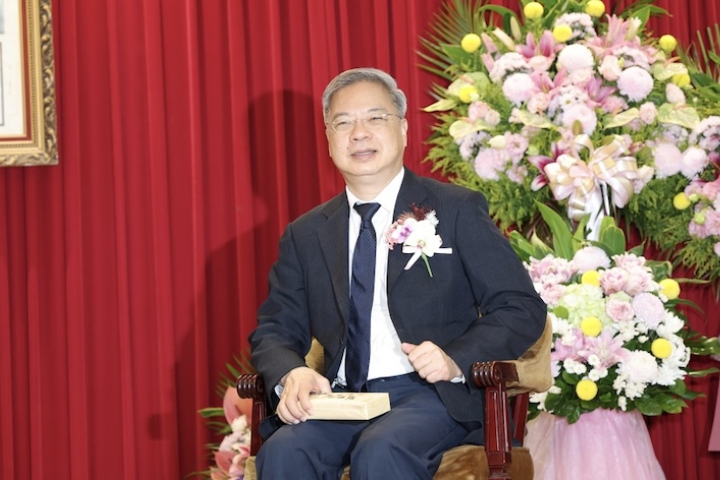 經濟部新任部長布達典禮1日上午舉行，由財經專業背景出身的龔明鑫（圖）走馬上任。圖/中央社