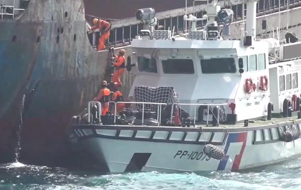 反駁宏泰58號破壞海纜後　大陸海警再次侵入金門禁限制水域