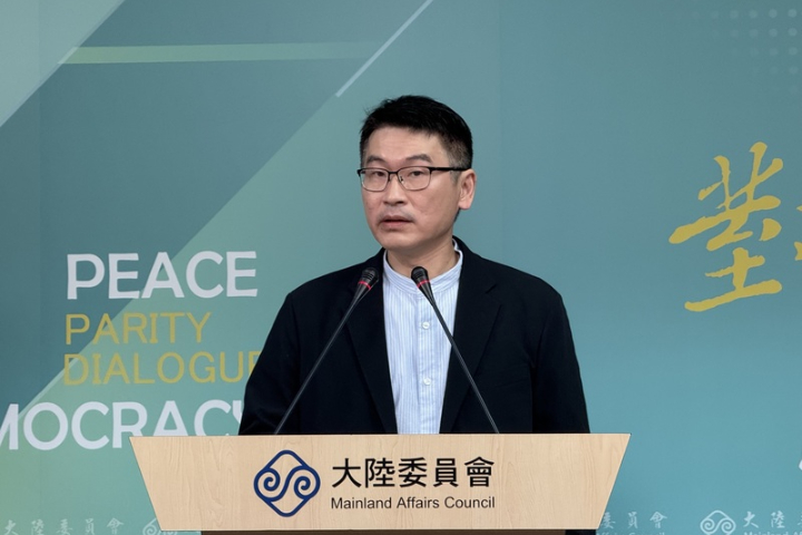 對於陸方要求蔣表態促進兩岸關係,梁文傑稱,「相信蔣萬安有他的智慧」。圖/中央社