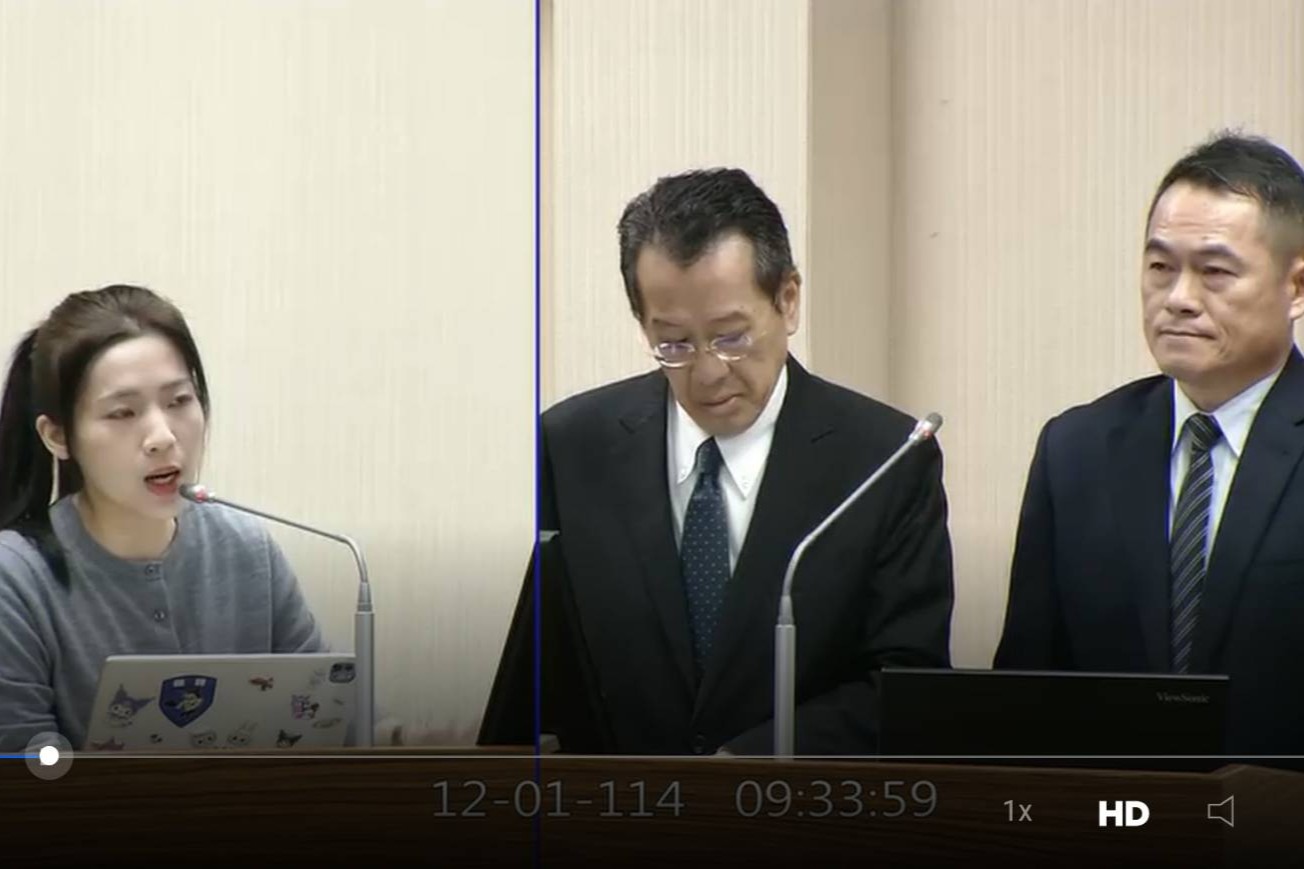 徐巧芯逼問海鯤號無錨可海測？顧立雄：未強行出海、無政治考量