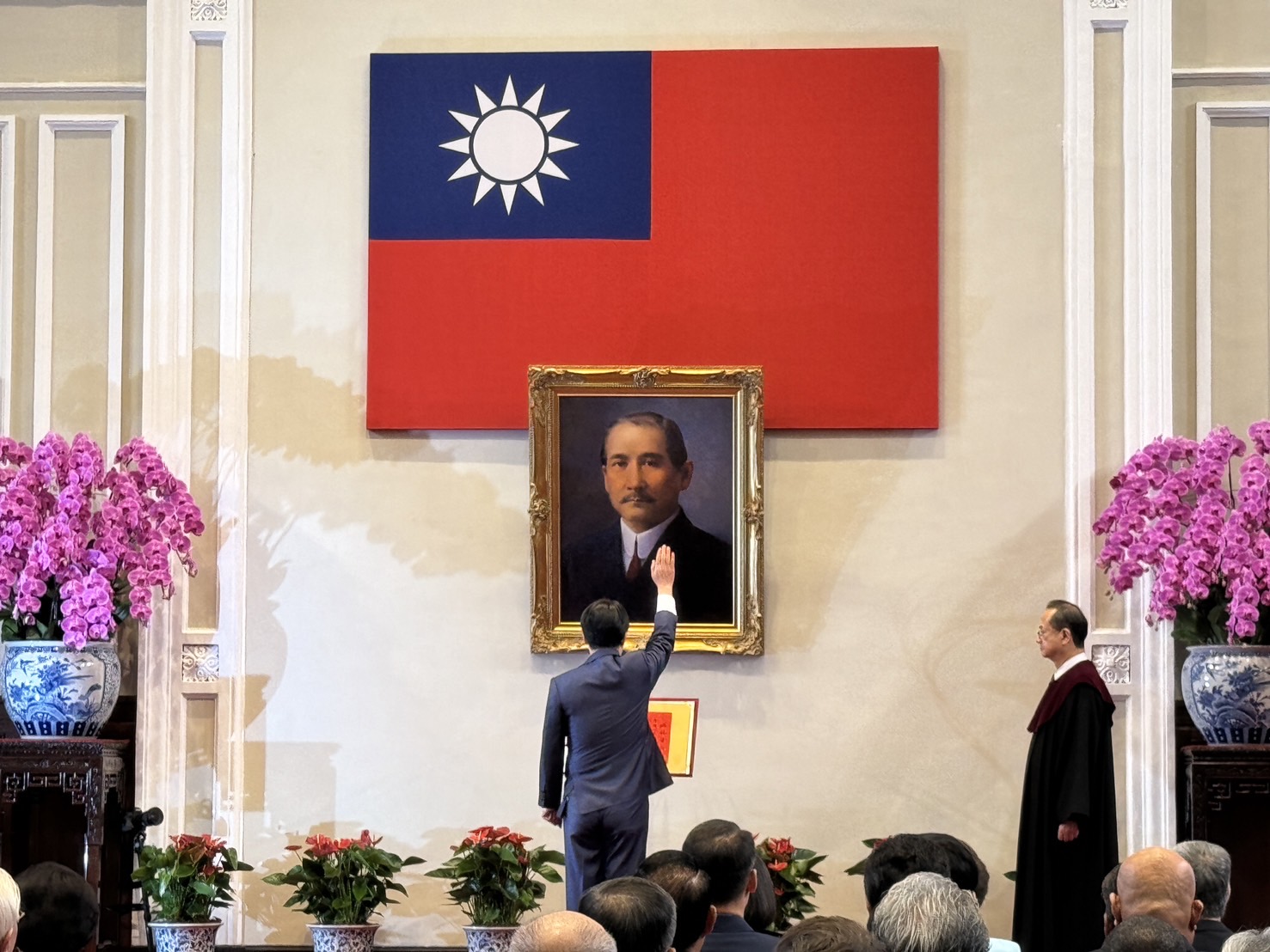 20240520總統賴清德宣誓就職。圖／陳思豪攝 