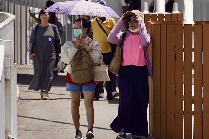 北北基宜及各山區局部午後雷陣雨　台南防36度以上高溫