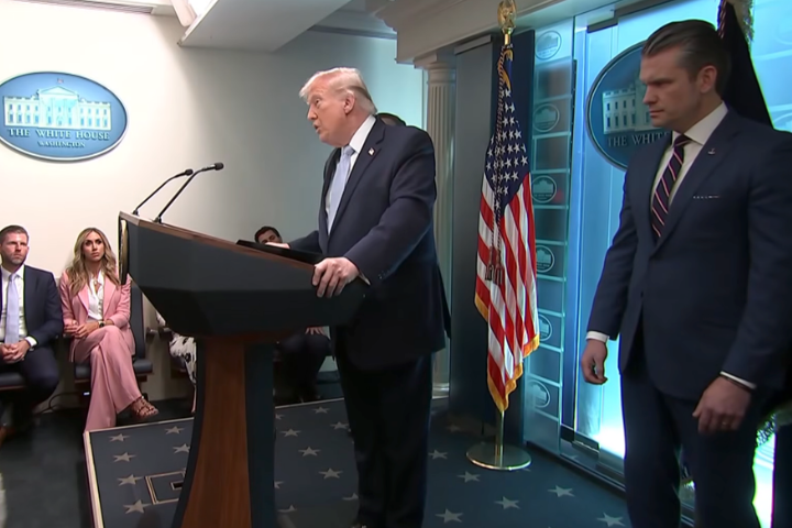 【伊朗危機】川普在白宮記者會施壓重開荷姆茲海峽　稱可一夜摧毀伊朗