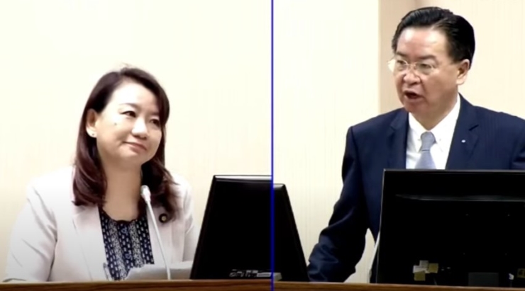 地緣政治產生變化，立委問是否修改「台灣關係法」？外交部長吳釗燮：沒有必要修訂。圖/取自國會頻道