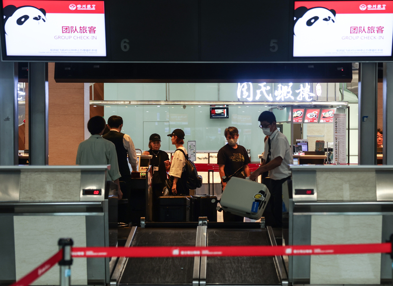 陸委會調升陸港澳旅遊警示燈號，提醒民眾若前往大陸應多評估自身風險。圖/中央社