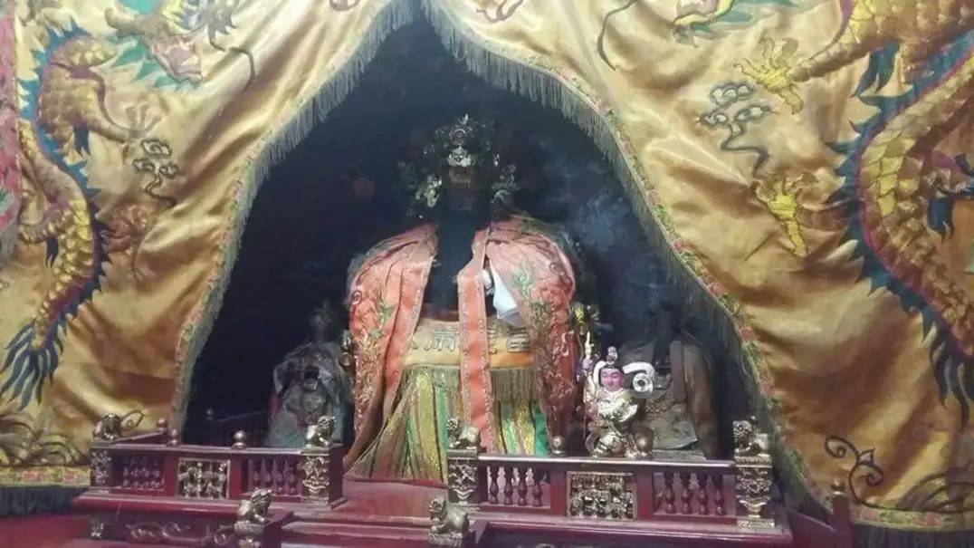 泉州富美宮供奉「蕭太傅」。圖/取自新莊鎮安壇蕭太傅臉書
