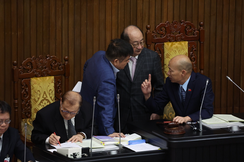 朝野政黨對於總統到立法院作國情報告的方式還沒有協商出結果。圖/中央社