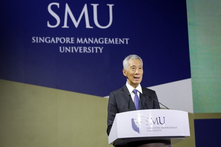 新加坡總理李顯龍下月15日將卸任總理職務。圖/取自李顯龍《臉書》