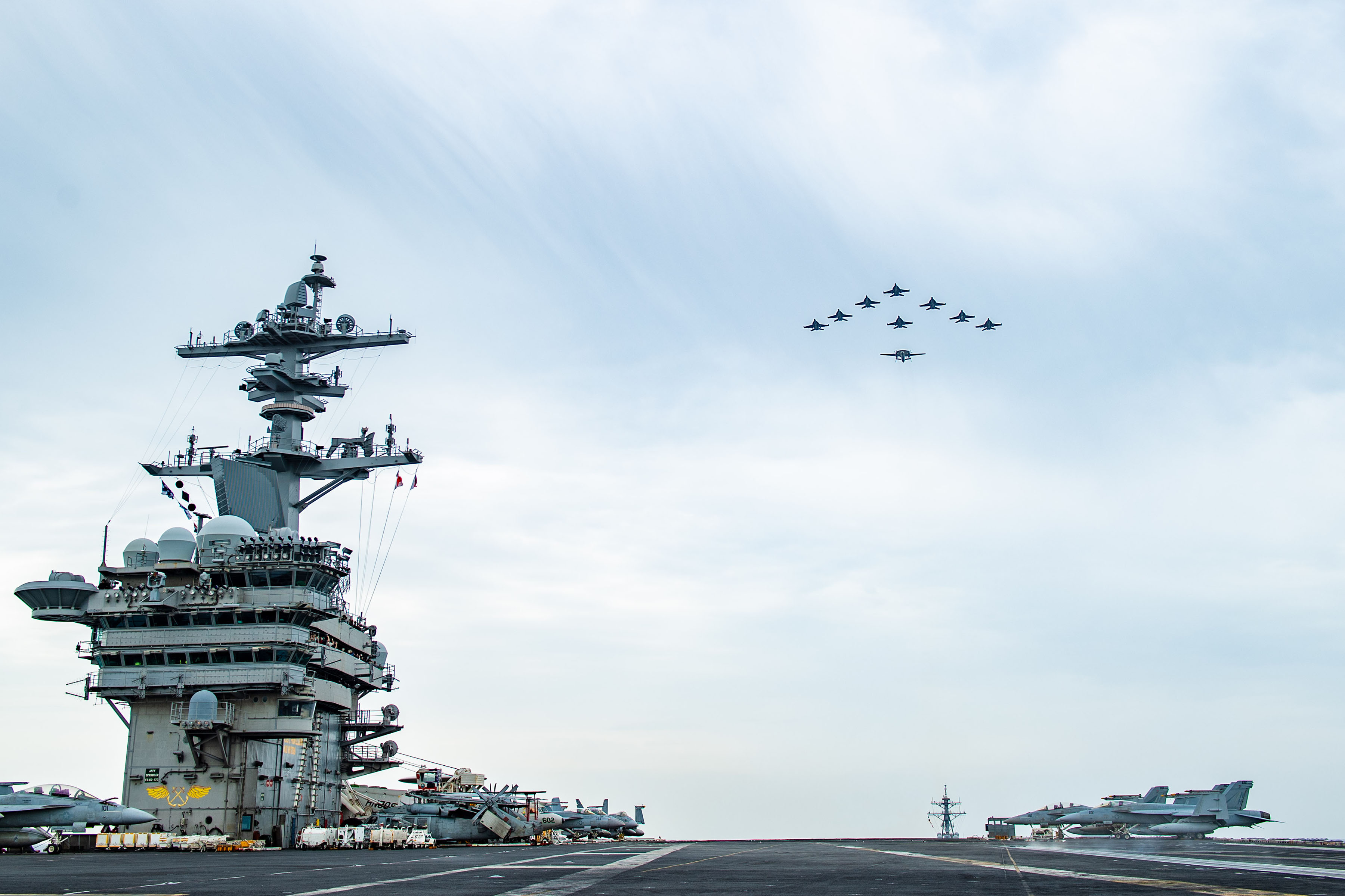 4月12日美日韓舉行三國海上軍演，加強對大陸的圍堵。圖/取自7th Fleet  @US7thFleet