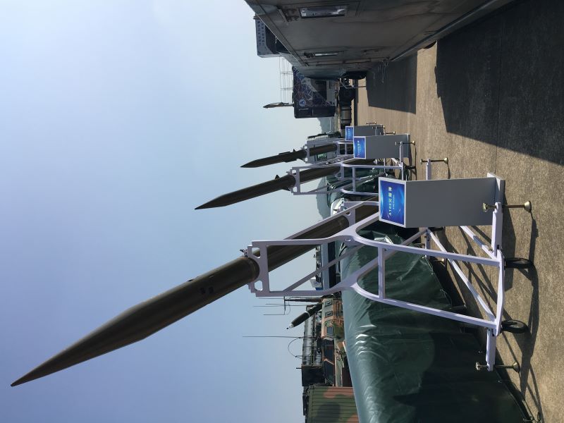 大陸解放軍發展的長程火箭系統,愈來愈先進。圖/記者楊俊斌攝