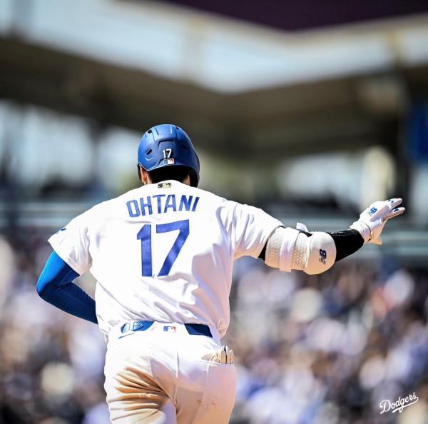  大谷翔平27日對芝加哥小熊隊比賽中，不僅轟出本季第6支全壘打，還繳出單場3安打「猛打賞」表現。圖/取自道奇IG