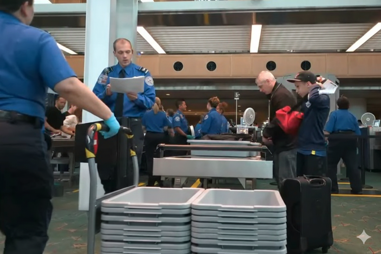 DHS資金斷炊停擺　全美機場TSA安檢人員無薪上班　航班延誤風險升高