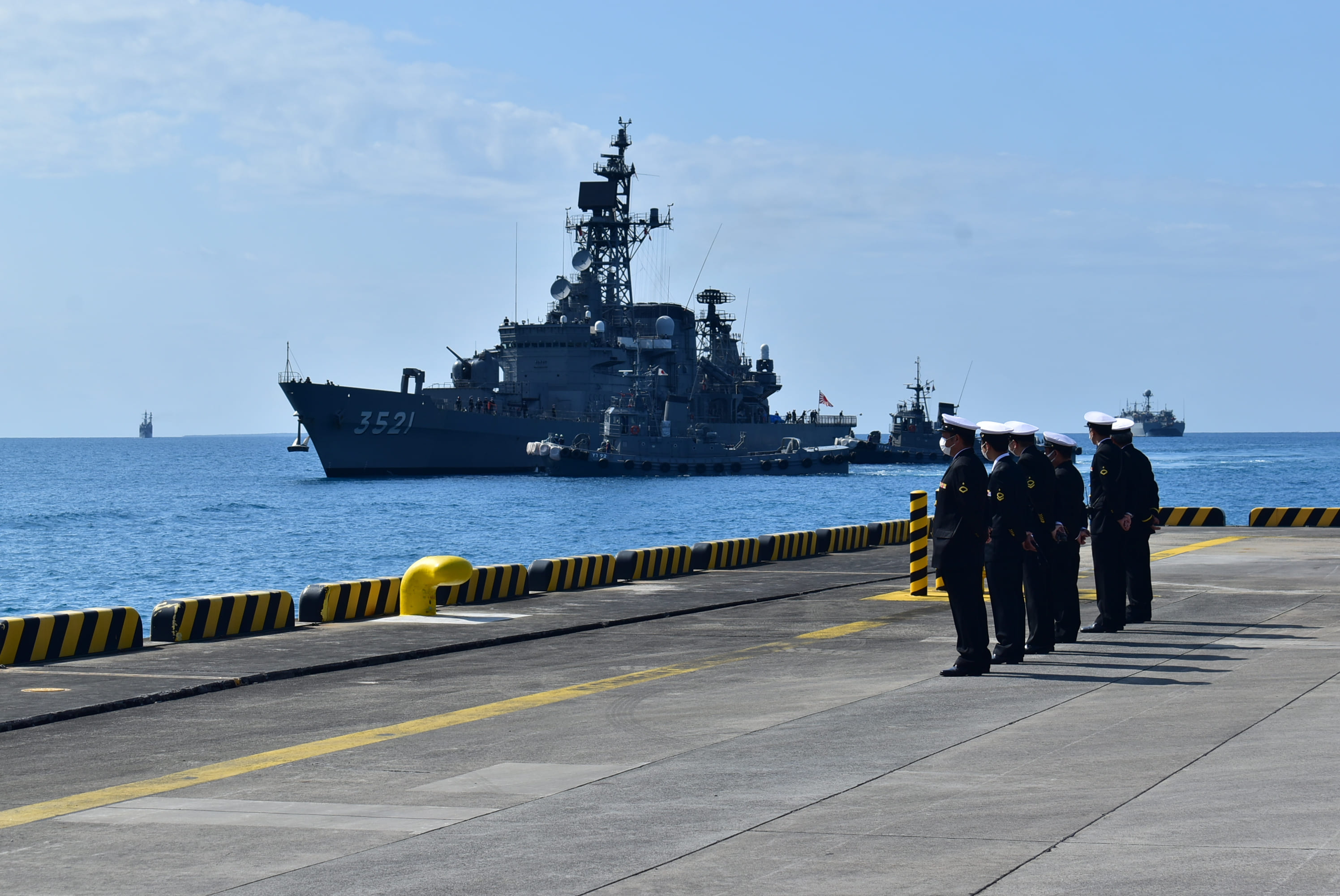 日本右翼政權強化「周邊有事」布防後，日本沖繩基地也日漸受到重視。圖／取自日本海上自衛隊沖繩基地 官網
