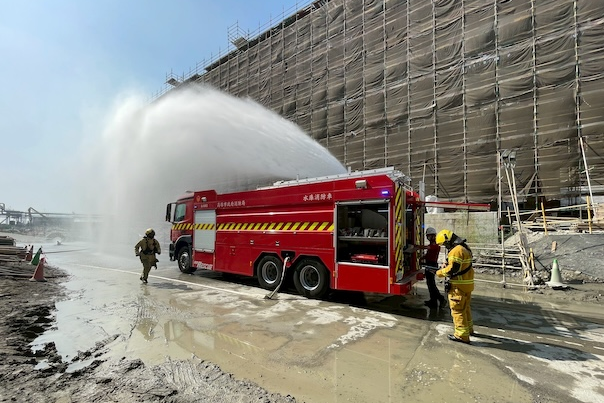 興達電廠舉行緊急應變演練　盼杜絕爆炸工安發生