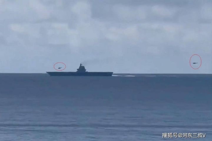 福建艦至少配8款戰機 返抵南海 開始訓練艦載機起降