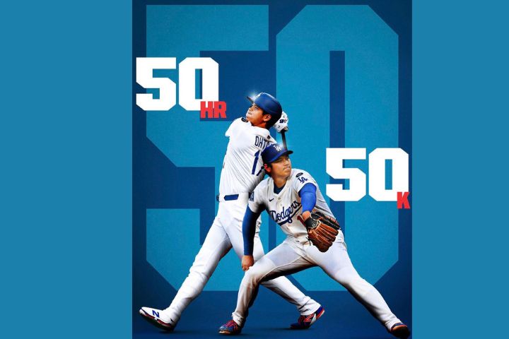 投手大谷5局無失分 「連兩季50轟」「打50轟、投50三振」創MLB紀錄