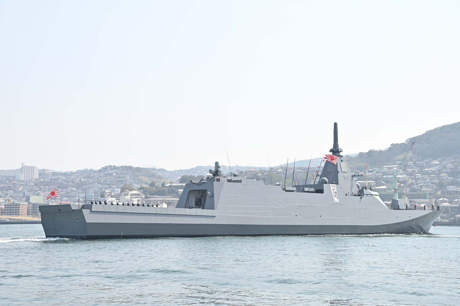 最上級護衛艦，是日本最先進的護衛艦，可能用來外銷澳洲。 圖/取自日本海上自衛隊官網
