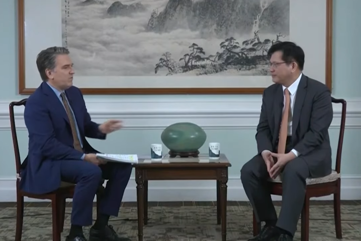 彭博專訪林佳龍：中日緊張恐持續一年　盼雙方理性化解