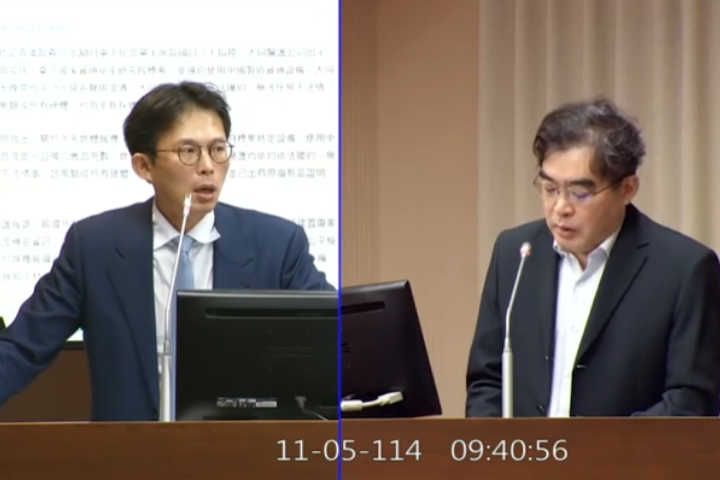 資安院長稱「同仁未注意」才違法驗收陸製舊品　黃國昌批：洪奇昌出來道歉