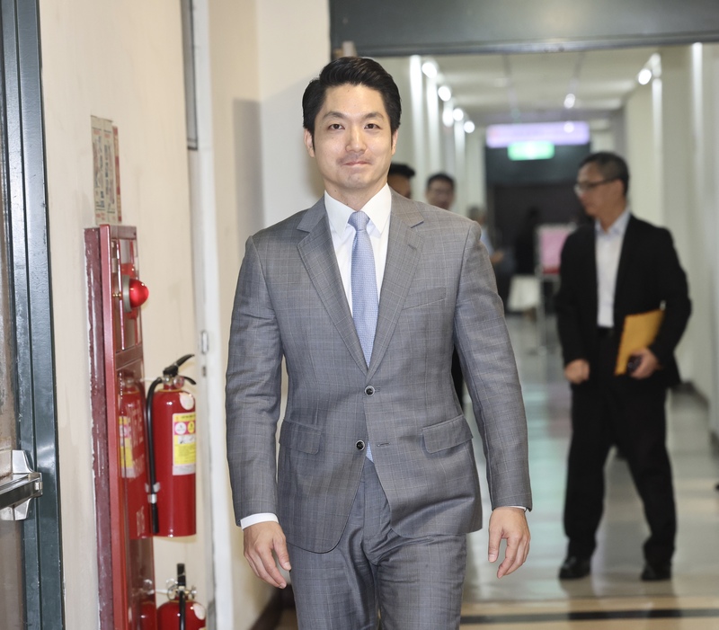 台北市長蔣萬安13日在台北市政府接見上海市訪團，過程不公開。圖/中央社