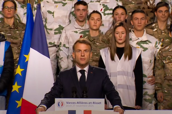 法國重啟兵役制度推10個月志願役　馬克宏：面對威脅不能無動於衷