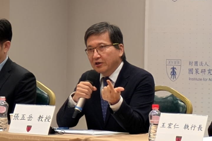 張五岳認為,中美於川習會簽署新的公報意義非常有限,可能性不大。圖/記者高陸攝