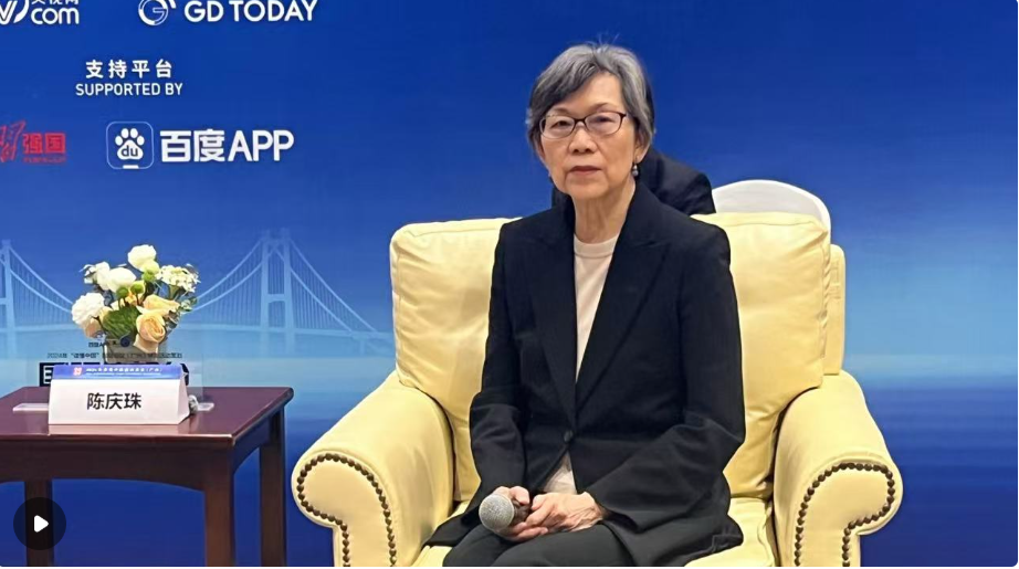 新加坡巡迴大使陳慶珠認為，中國一旦有機會必將尋求全球領導力。圖/取自21財經網
