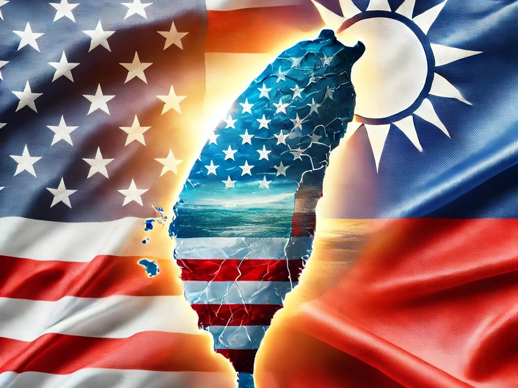 在川普眼中台灣離美國太遙遠，防守的代價太高。圖/AI合成示意圖