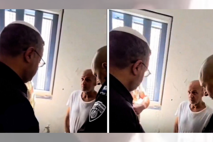 以色列極右翼部長獄中嘲諷巴勒斯坦領袖　影片曝光後引發眾怒