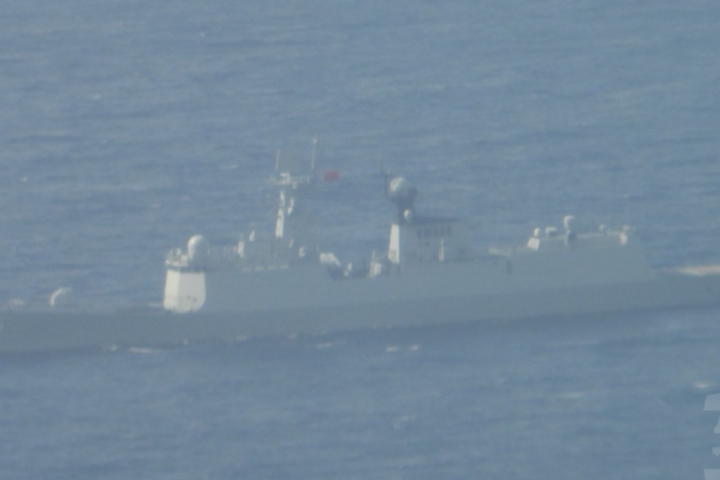 共艦編隊澎湖西南海域現蹤　國軍曝監控畫面全程緊盯