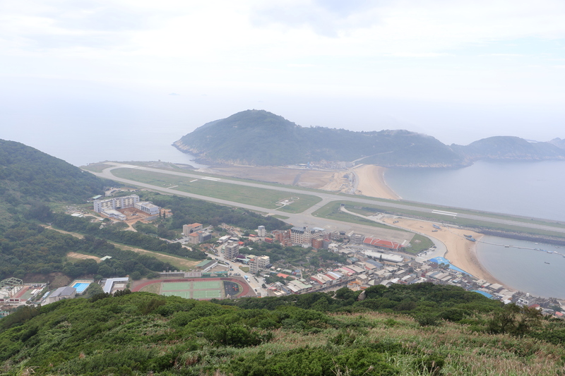 馬祖北竿壁山觀景平台整修完工，將於明天（6月1日）重新開放。圖/中央社
