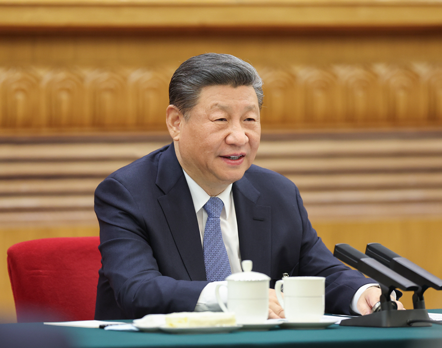 民進黨前主席許信良表示，兩岸問題的本質在於中國大陸的調整，習近平希望將21世紀的中國帶入「世界的中國」。圖/取自新華社
