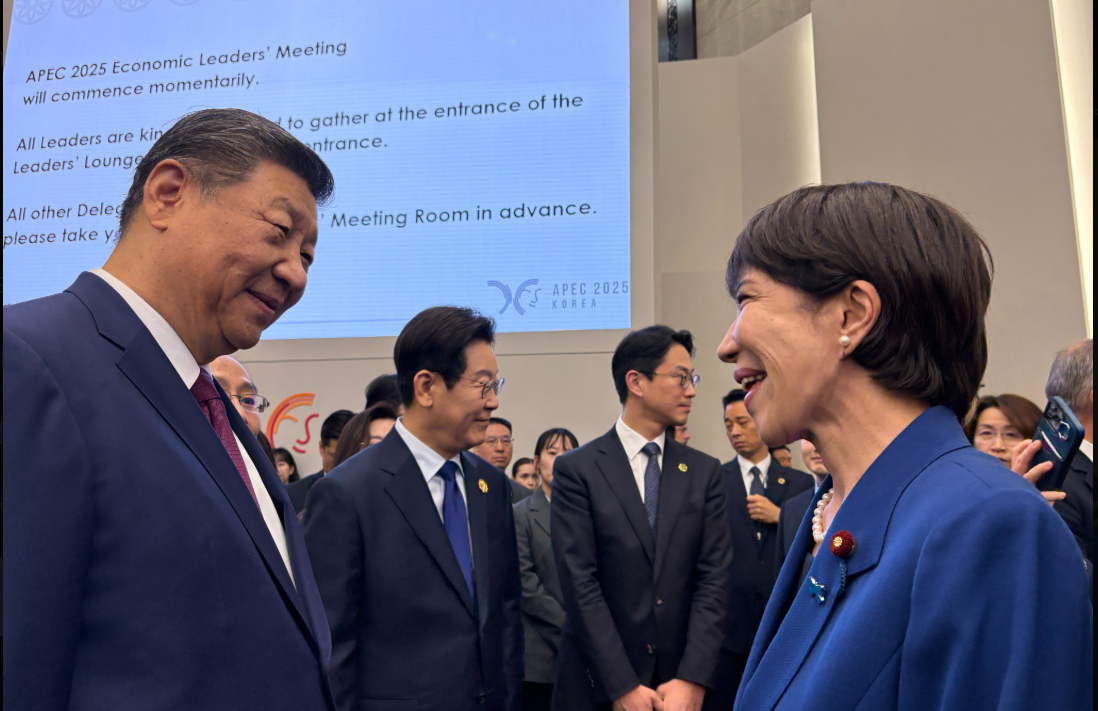 習近平在慶州會晤高市早苗　雙方同意建立穩固的中日關係