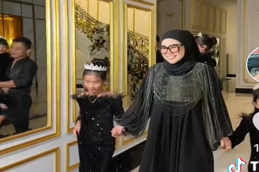 馬來西亞女企業家法哈娜‧查哈（Farhana Zahra）日前高調為女兒舉辦生日宴會，引起爭議。圖／取自TikTok_farhanazahra91