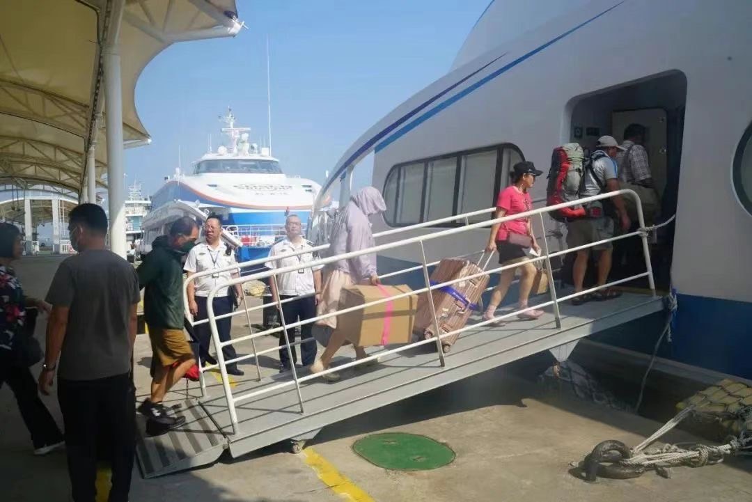 福建海事局表示，9月1日起，廈金小三通客運航線將由原來的每日16班次，增班至每日20班次，增幅達25%。圖/取自福建海事局微信公眾號