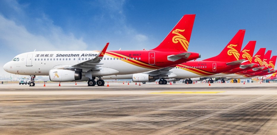 深圳航空ZH9539航班（深圳-景德鎮-上海虹橋）1日晚間在起飛前發生乘客衝突事件。圖/取自深圳航空官網