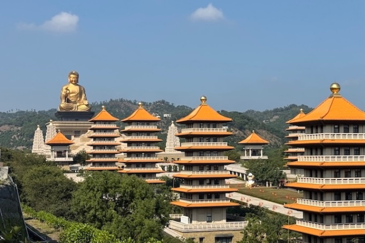 高雄大樹佛光山（圖）是佛教聖地。圖／記者林瑞益攝