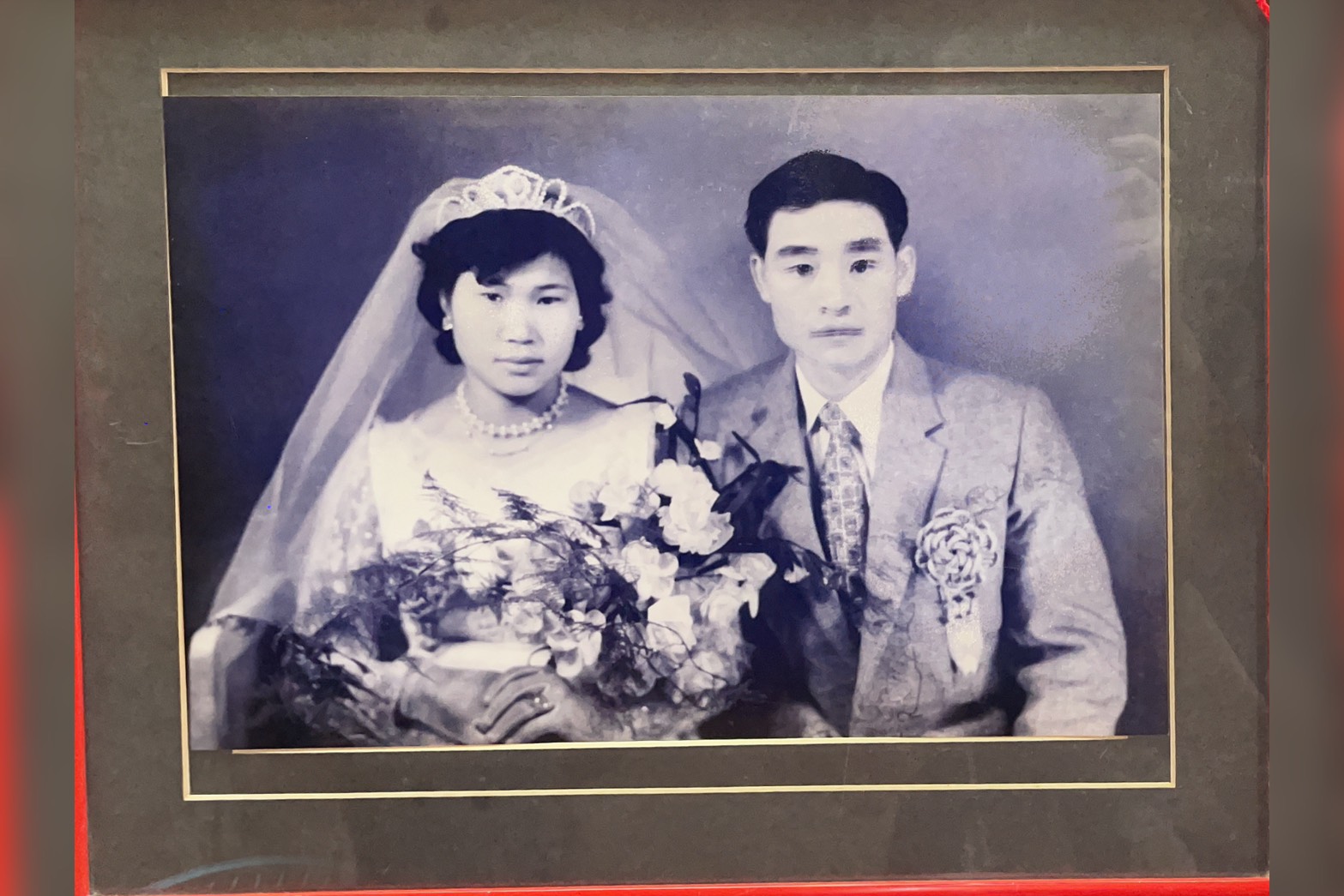 林阿好與李樂夫妻結婚照。圖/取自沈春池文教基金會
